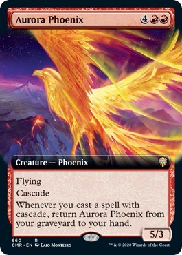 Aurora Phoenix (Extended Art) [Commander Legends] | Fandemonia Ltd