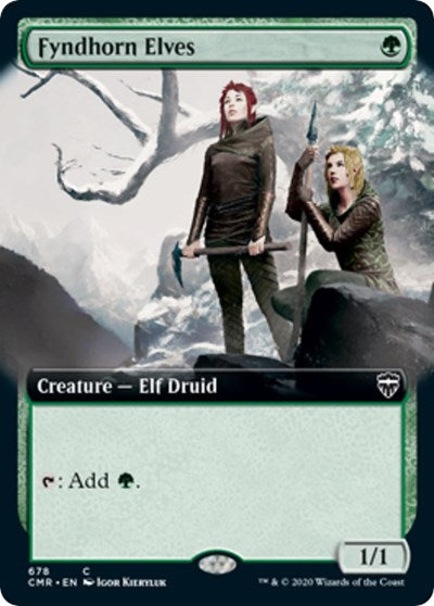 Fyndhorn Elves (Extended Art) [Commander Legends] | Fandemonia Ltd