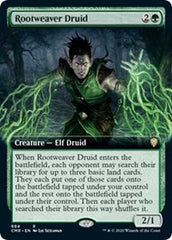 Rootweaver Druid (Extended Art) [Commander Legends] | Fandemonia Ltd