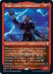 Toggo, Goblin Weaponsmith (Foil Etched) [Commander Legends] | Fandemonia Ltd