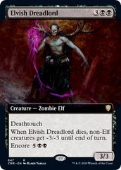 Elvish Dreadlord (Extended Art) [Commander Legends] | Fandemonia Ltd