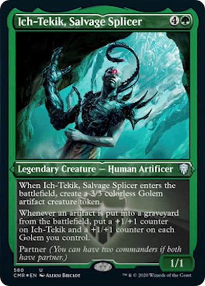 Ich-Tekik, Salvage Splicer (Foil Etched) [Commander Legends] | Fandemonia Ltd