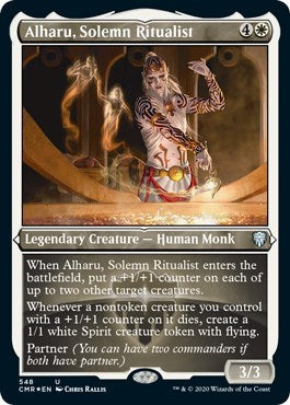 Alharu, Solemn Ritualist (Foil Etched) [Commander Legends] | Fandemonia Ltd