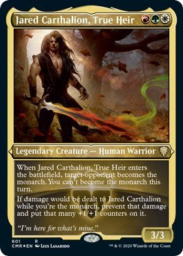 Jared Carthalion, True Heir (Foil Etched) [Commander Legends] | Fandemonia Ltd