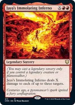 Jaya's Immolating Inferno [Commander Legends] | Fandemonia Ltd