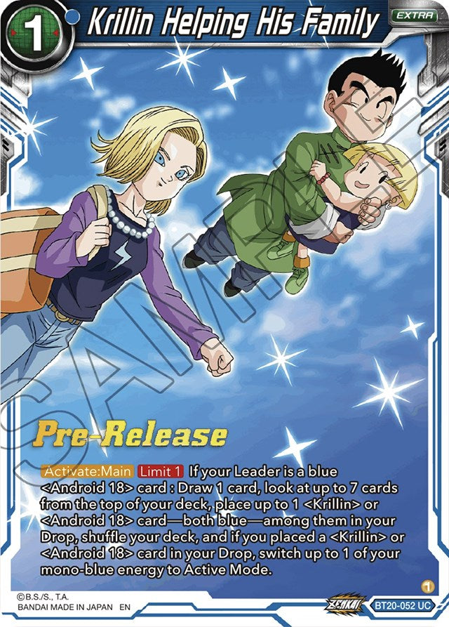 Krillin Helping His Family (BT20-052) [Power Absorbed Prerelease Promos] | Fandemonia Ltd