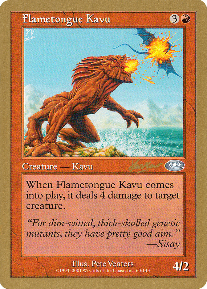 Flametongue Kavu (Sim Han How) [World Championship Decks 2002] | Fandemonia Ltd