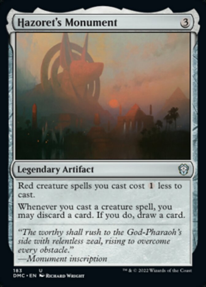 Hazoret's Monument [Dominaria United Commander] | Fandemonia Ltd