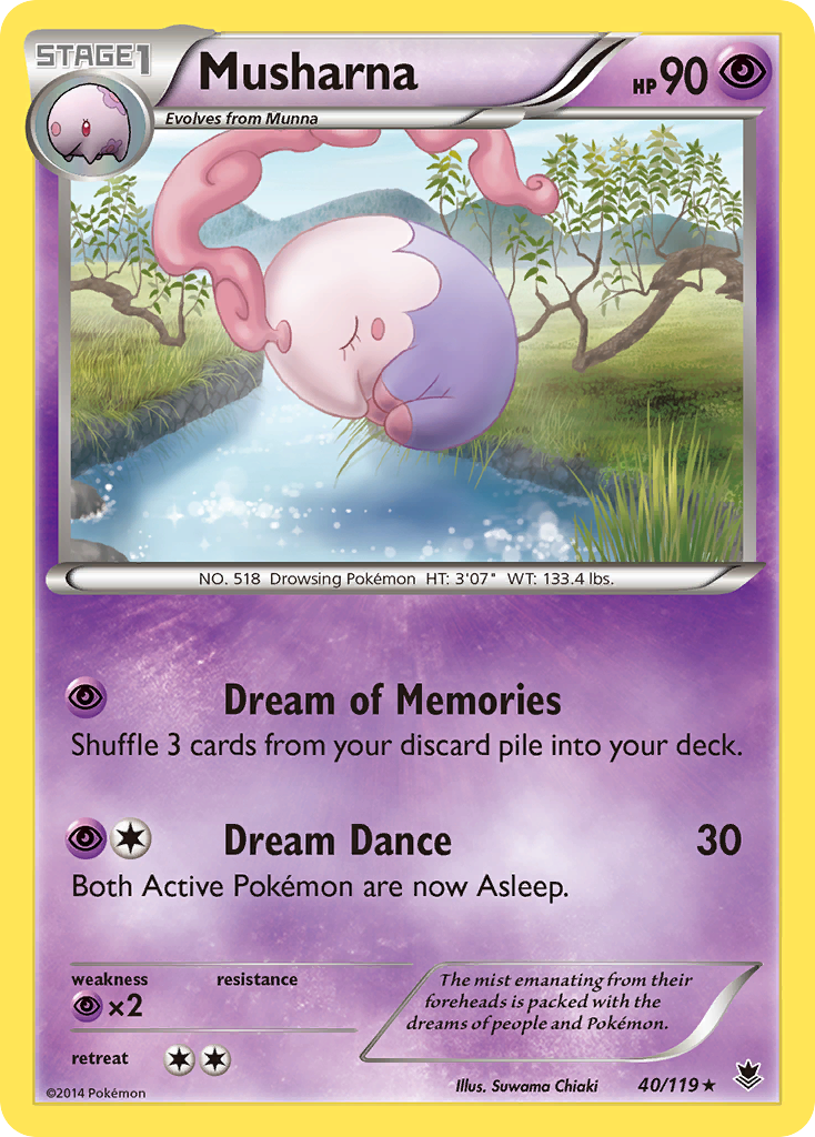 Musharna (40/119) [XY: Phantom Forces] | Fandemonia Ltd