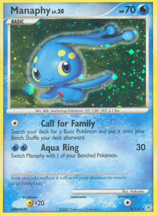 Manaphy (9/130) [Diamond & Pearl: Base Set] | Fandemonia Ltd