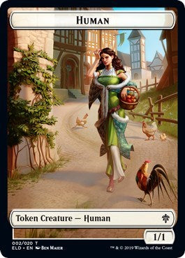 Human // Beast Double-sided Token (Challenger 2021) [Unique and Miscellaneous Promos] | Fandemonia Ltd