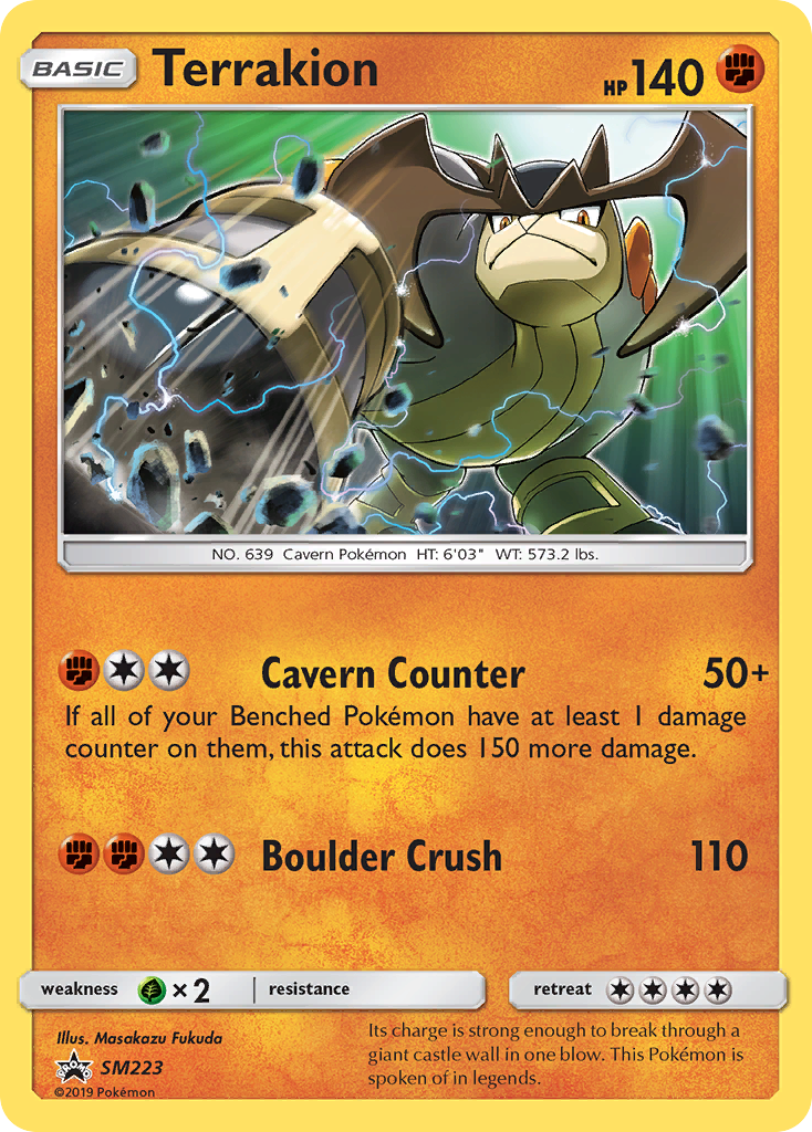 Terrakion (SM223) [Sun & Moon: Black Star Promos] | Fandemonia Ltd