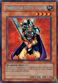 Obnoxious Celtic Guard [CT1-EN006] Secret Rare | Fandemonia Ltd