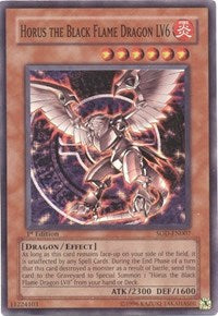 Horus the Black Flame Dragon LV6 [SOD-EN007] Super Rare | Fandemonia Ltd