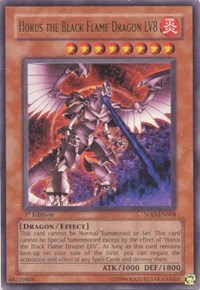 Horus the Black Flame Dragon LV8 [SOD-EN008] Ultra Rare | Fandemonia Ltd