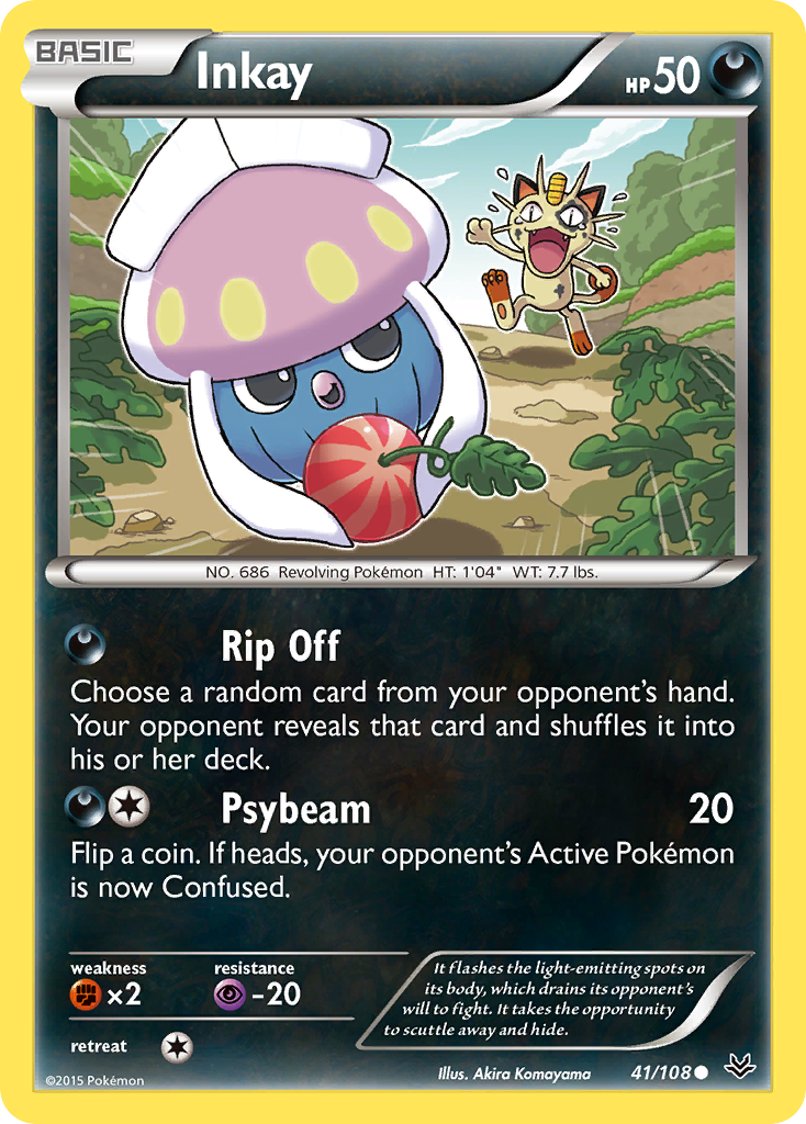 Inkay (41/108) [XY: Roaring Skies] | Fandemonia Ltd