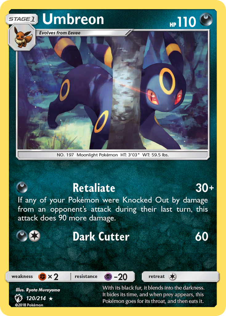 Umbreon (120/214) [Sun & Moon: Lost Thunder] | Fandemonia Ltd