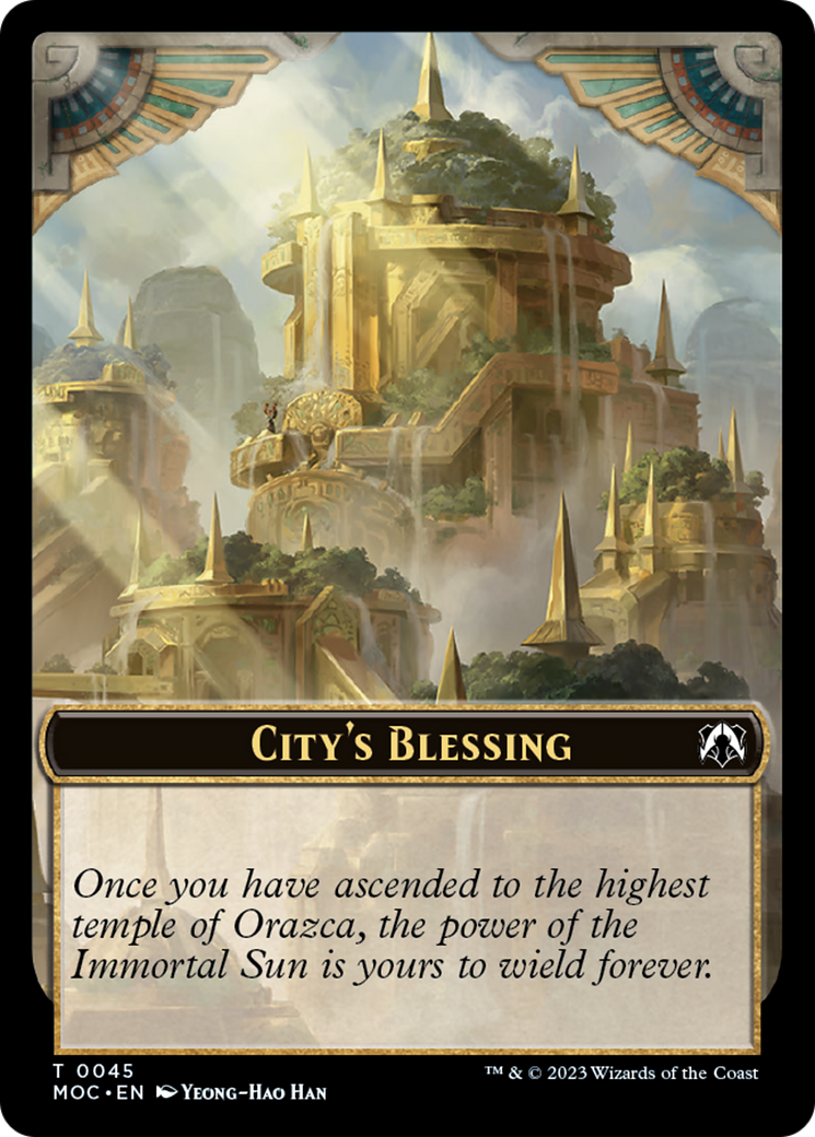 Butterfly // City's Blessing Double-Sided Token [March of the Machine Commander Tokens] | Fandemonia Ltd