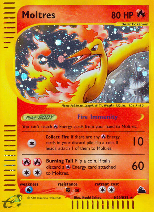 Moltres (H20/H32) [Skyridge] | Fandemonia Ltd