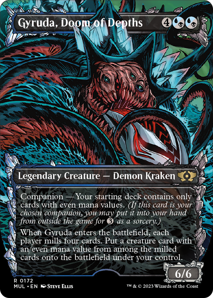 Gyruda, Doom of Depths (Halo Foil) [Multiverse Legends] | Fandemonia Ltd