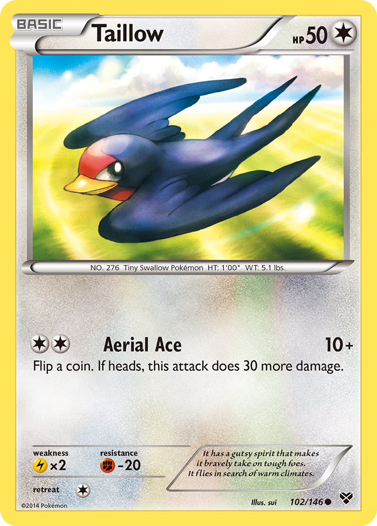 Taillow (102/146) [XY: Base Set] | Fandemonia Ltd