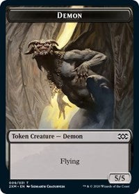 Demon // Germ Double-sided Token [Double Masters Tokens] | Fandemonia Ltd