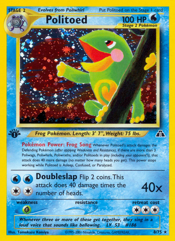 Politoed (8/75) [Neo Discovery 1st Edition] | Fandemonia Ltd