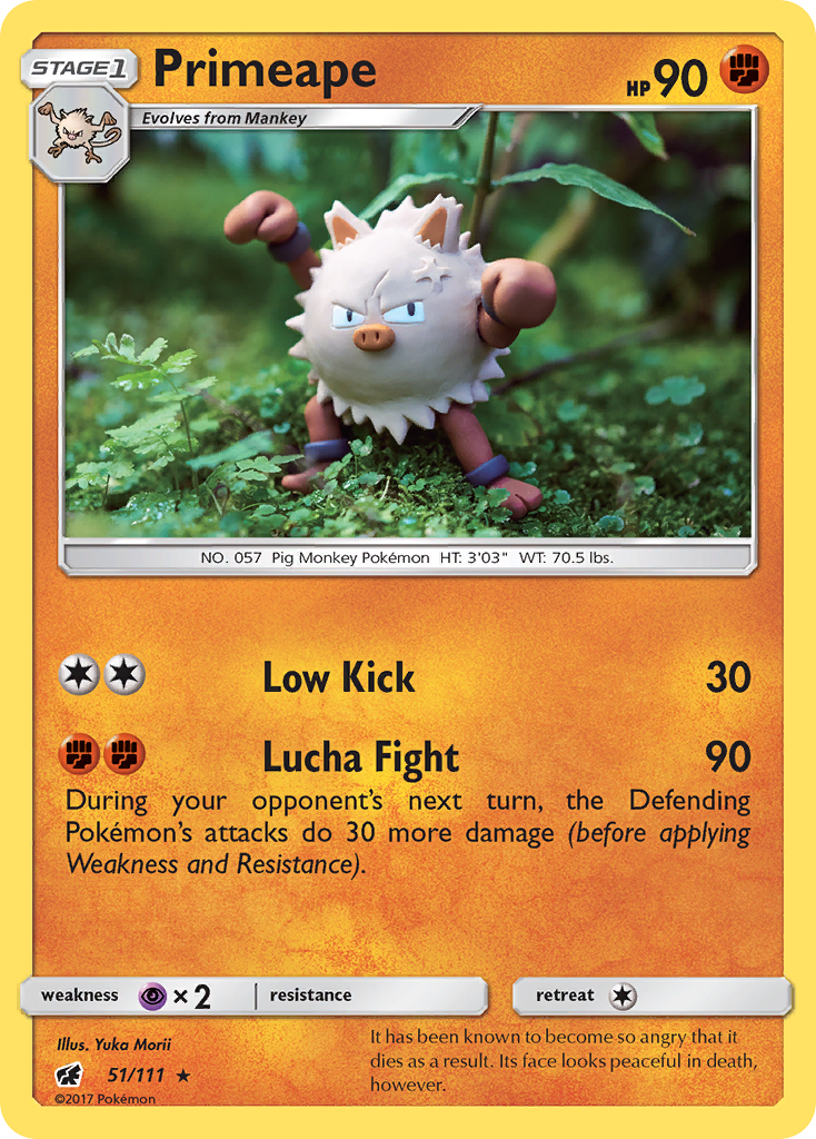 Primeape (51/111) [Sun & Moon: Crimson Invasion] | Fandemonia Ltd