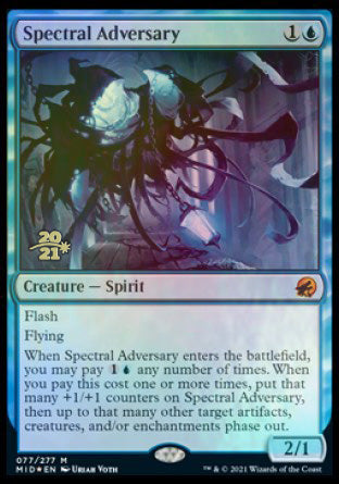 Spectral Adversary [Innistrad: Midnight Hunt Prerelease Promos] | Fandemonia Ltd