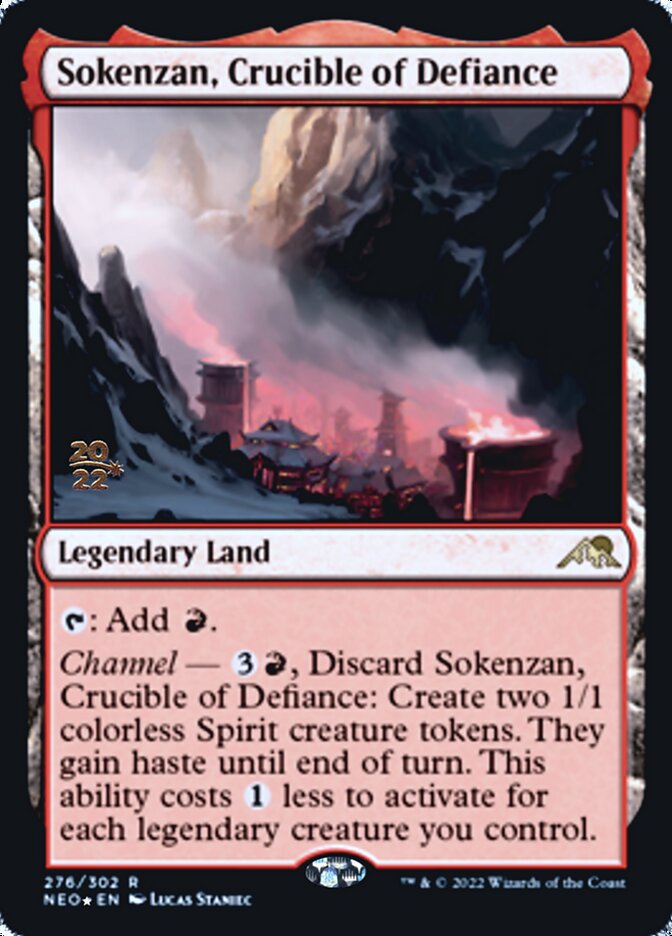 Sokenzan, Crucible of Defiance [Kamigawa: Neon Dynasty Prerelease Promos] | Fandemonia Ltd