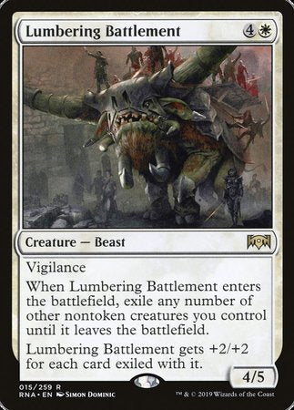 Lumbering Battlement [Ravnica Allegiance] | Fandemonia Ltd