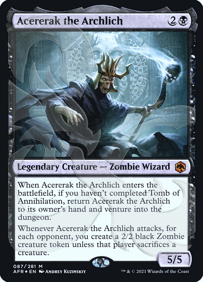 Acererak the Archlich (Ampersand Promo) [Dungeons & Dragons: Adventures in the Forgotten Realms Promos] | Fandemonia Ltd