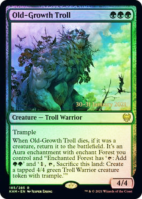 Old-Growth Troll  [Kaldheim Prerelease Promos] | Fandemonia Ltd