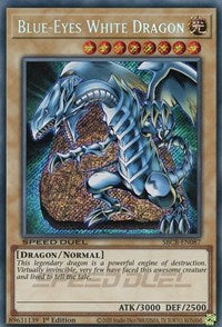 Blue-Eyes White Dragon (Secret) [SBCB-EN087] Secret Rare | Fandemonia Ltd