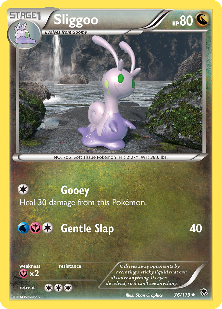 Sliggoo (76/119) [XY: Phantom Forces] | Fandemonia Ltd