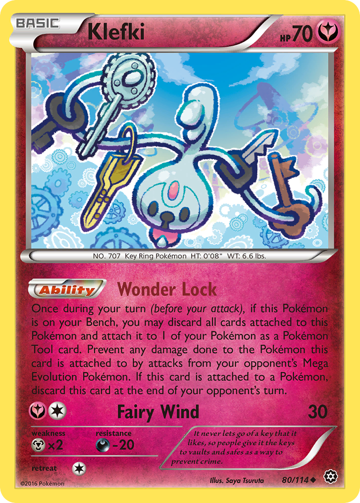 Klefki (80/114) [XY: Steam Siege] | Fandemonia Ltd