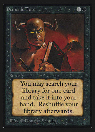 Demonic Tutor (CE) [Collectors’ Edition] | Fandemonia Ltd