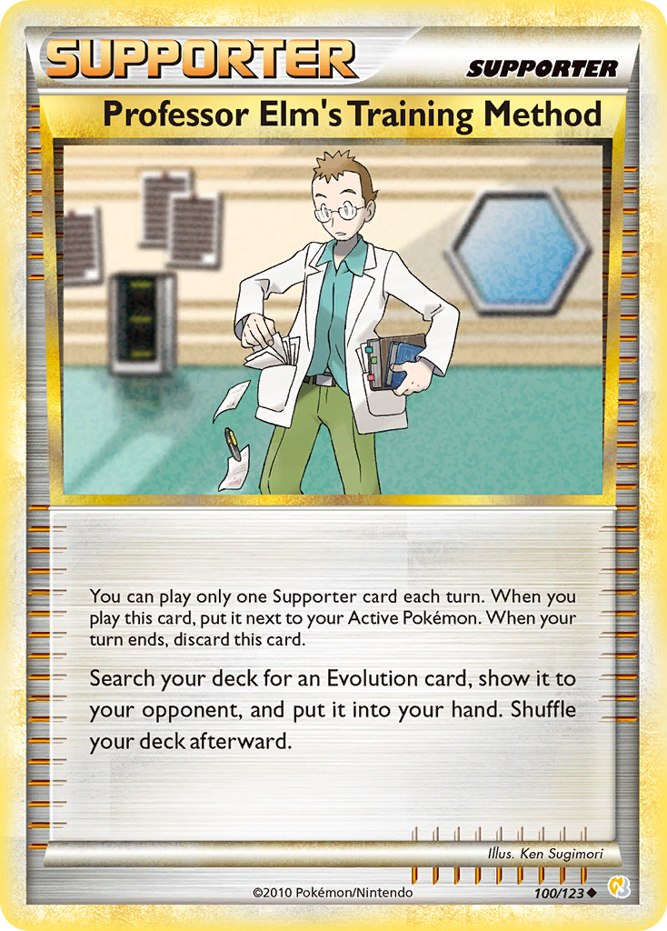 Professor Elm's Training Method (100/123) [HeartGold & SoulSilver: Base Set] | Fandemonia Ltd