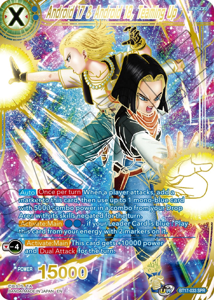 Android 17 & Android 18, Teaming Up (SPR) (BT17-033) [Ultimate Squad] | Fandemonia Ltd