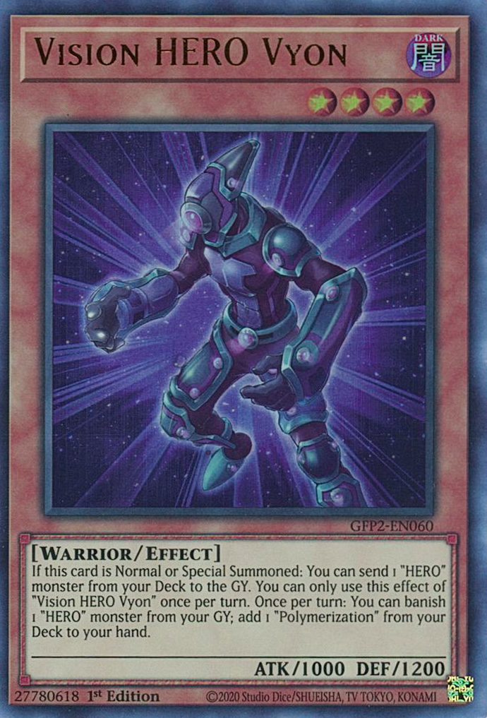 Vision HERO Vyon [GFP2-EN060] Ultra Rare | Fandemonia Ltd