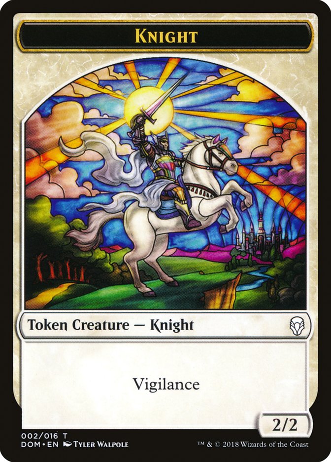 Knight (002/016) [Dominaria Tokens] | Fandemonia Ltd