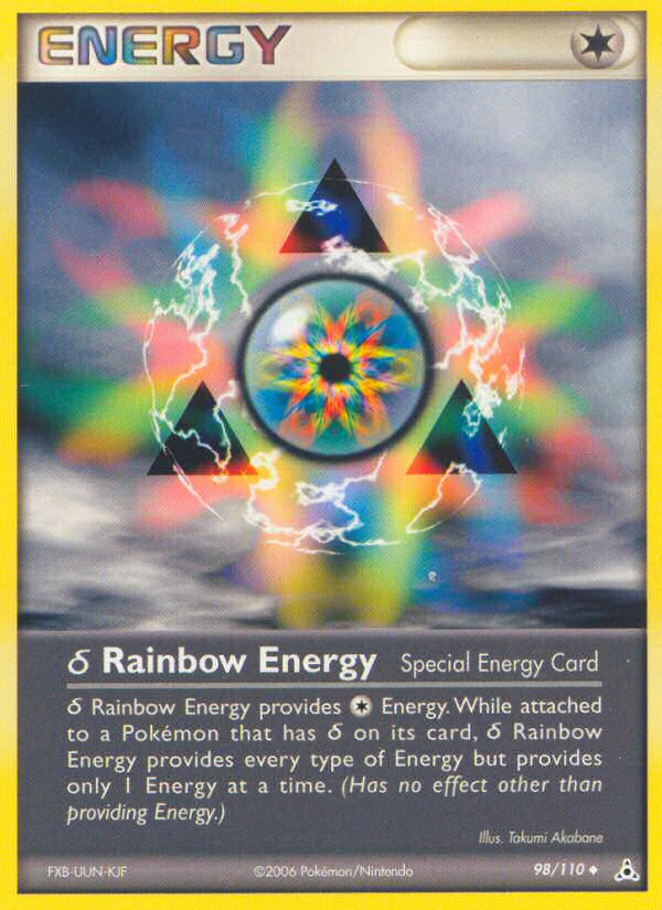 Rainbow Energy (98/110) (Delta Species) [EX: Holon Phantoms] | Fandemonia Ltd