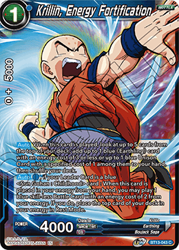 Krillin, Energy Fortification (Common) [BT13-043] | Fandemonia Ltd