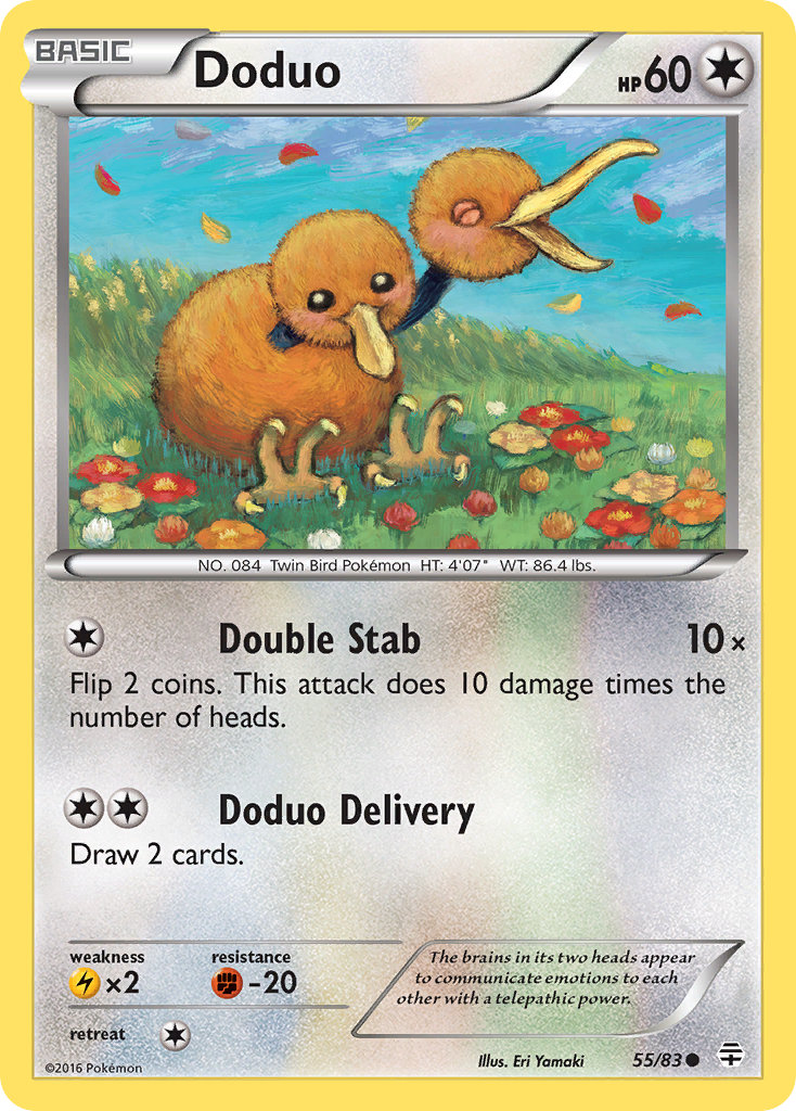 Doduo (55/83) [XY: Generations] | Fandemonia Ltd