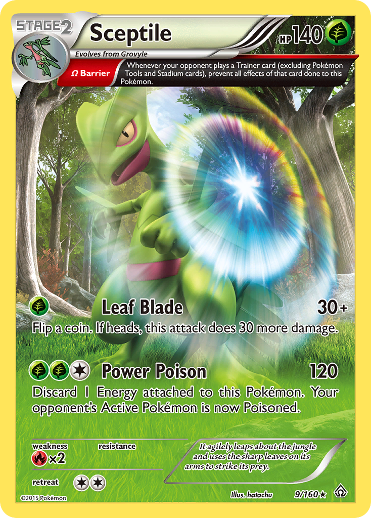 Sceptile (9/160) [XY: Primal Clash] | Fandemonia Ltd