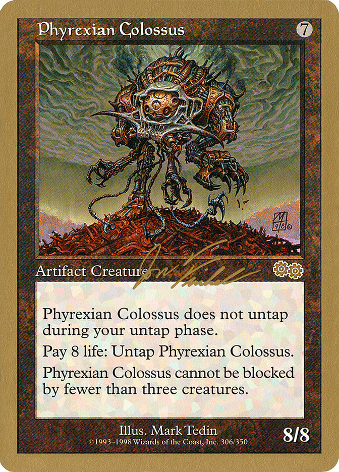 Phyrexian Colossus (Jon Finkel) [World Championship Decks 2000] | Fandemonia Ltd