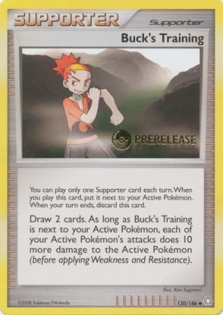 Bucks Training (130/146) (Prerelease Promo) [Diamond & Pearl: Legends Awakened] | Fandemonia Ltd