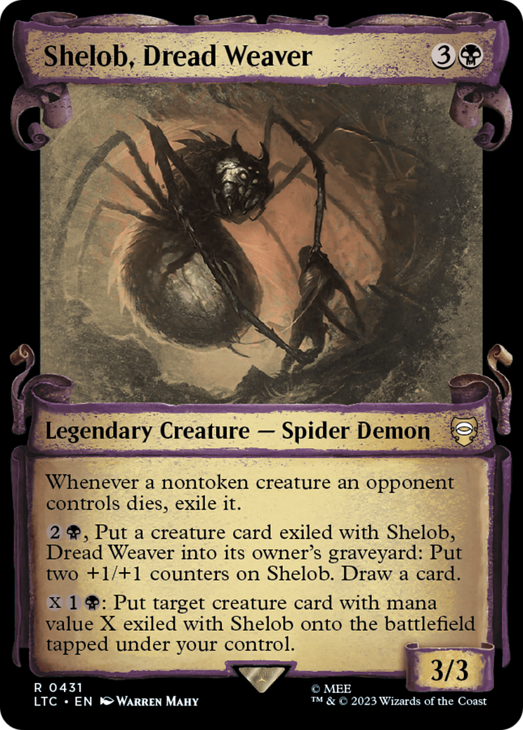 Shelob, Dread Weaver [The Lord of the Rings: Tales of Middle-Earth Commander Showcase Scrolls] | Fandemonia Ltd