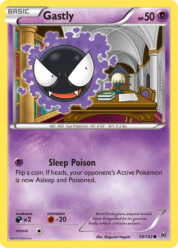 Gastly (58/162) [XY: BREAKthrough] | Fandemonia Ltd