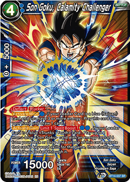 Son Goku, Calamity Challenger (BT14-037) [Cross Spirits] | Fandemonia Ltd